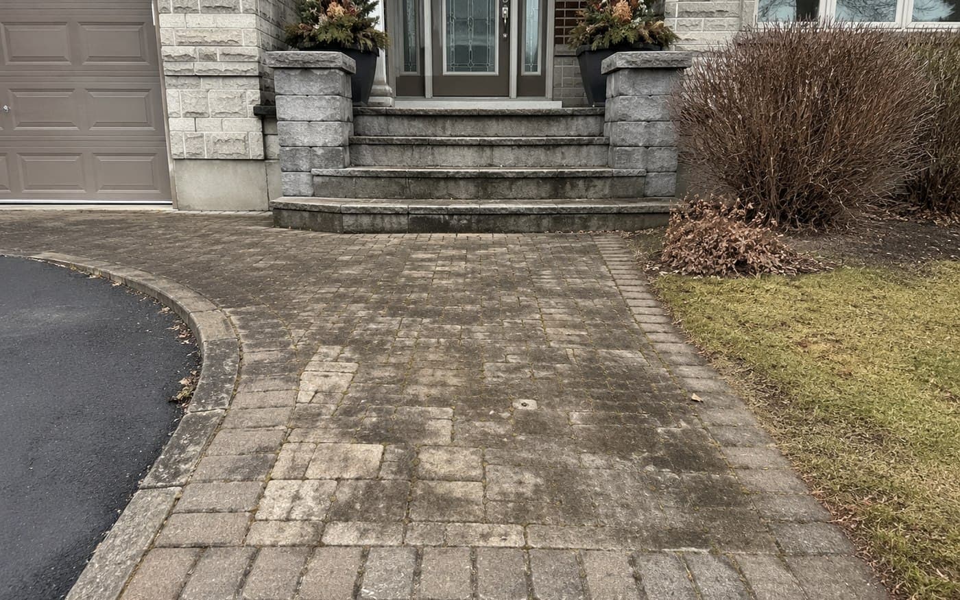 Front Walkway & Steps — before
