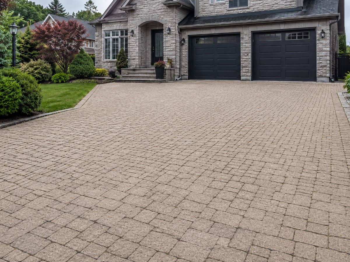 Driveway Pressure Washing β after