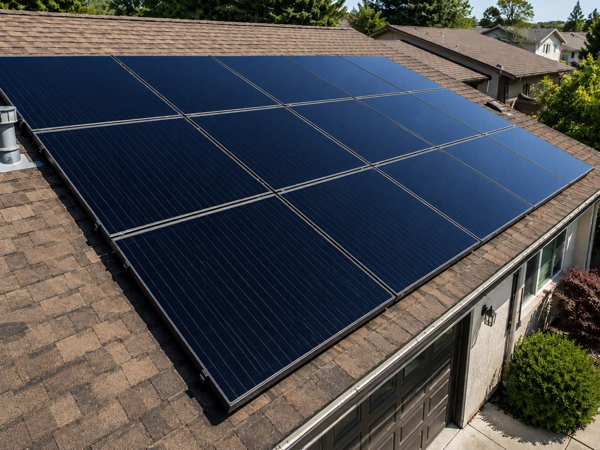 Solar Panel Cleaning β after